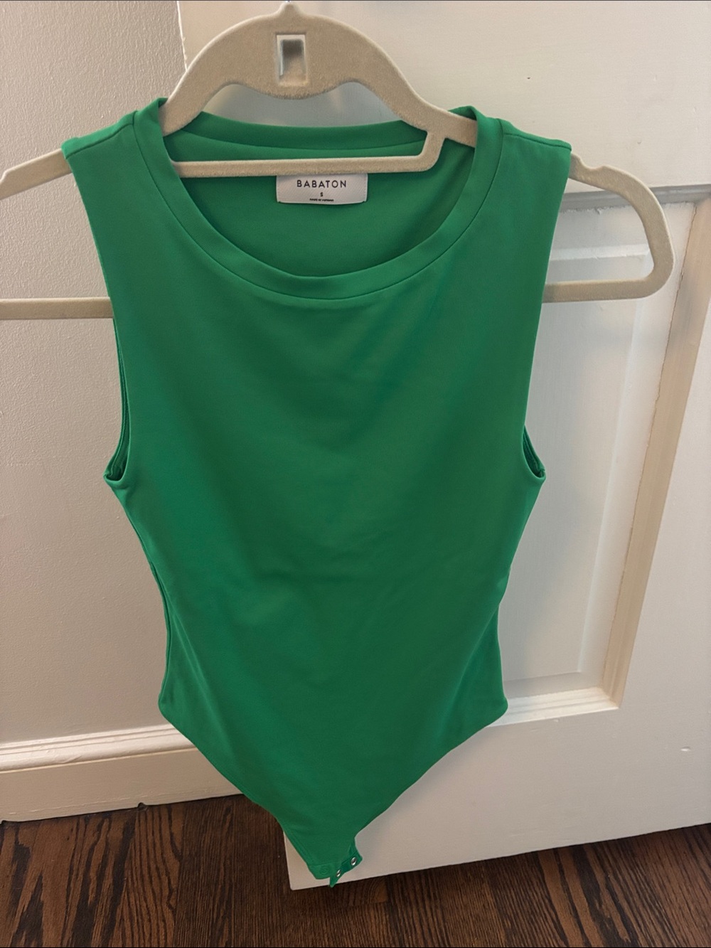 Babaton Emerald Green Sleeveless Bodysuit